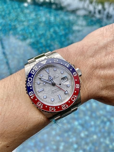 rolex gmt master 2 pepsi immagini|gmt master 2 pepsi meteorite.